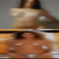 Nude mature woman nature with